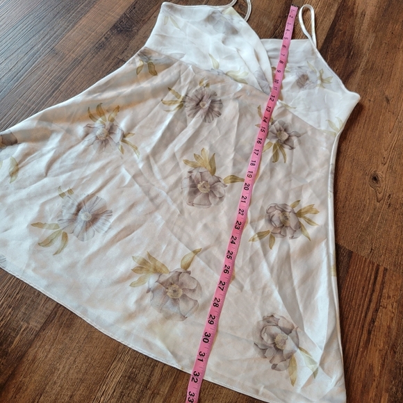 Vintage Val Mode Lingerie Floral Print Slip Dress - Picture 9 of 9